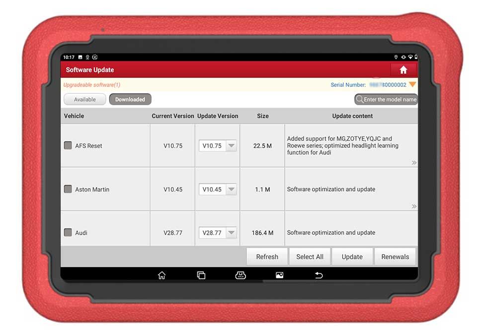 Lancer l'outil de diagnostic X-431 PROS V5.0 
