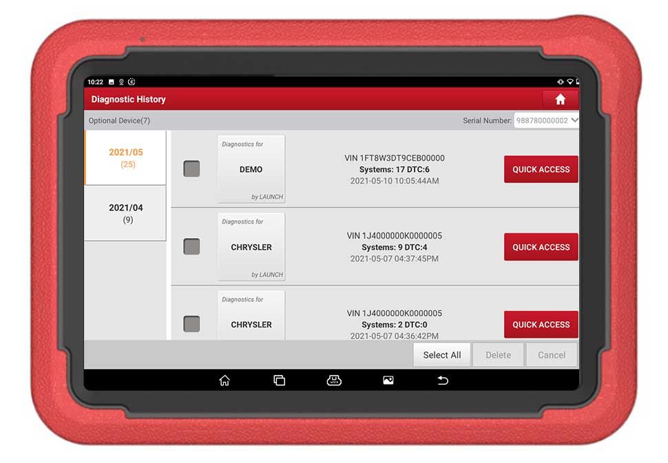 Lancer l'outil de diagnostic X-431 PROS V5.0 