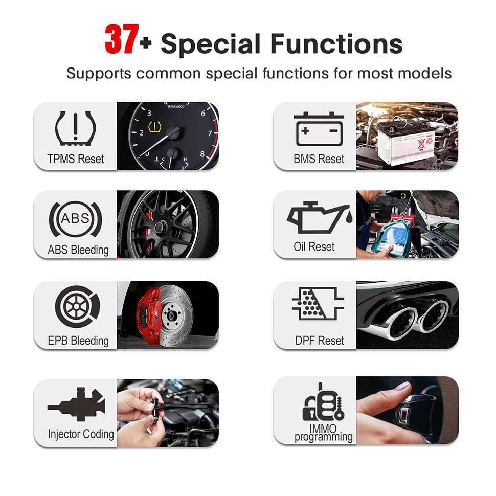 Lancer l'outil de diagnostic X-431 PROS V5.0 37 Fonctions sp&eacute;ciales
