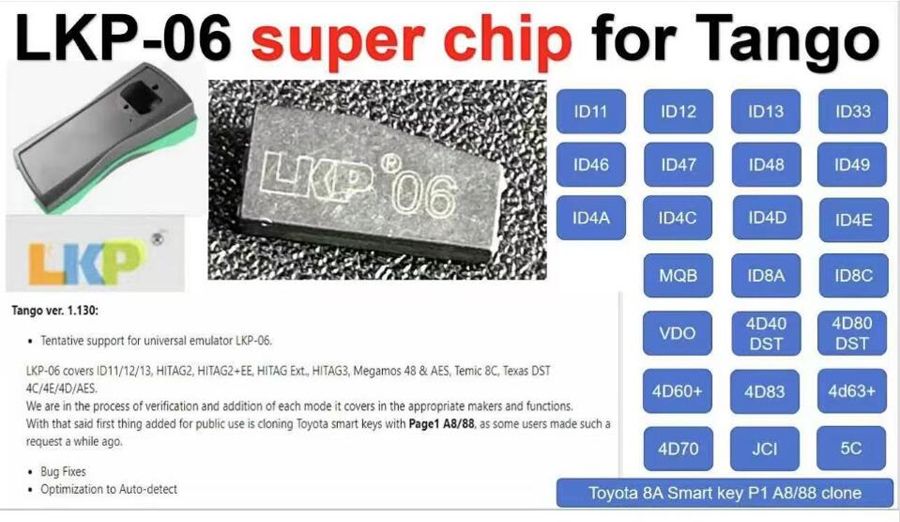 LKP-06 Super puces 10pcs / lot pour 
