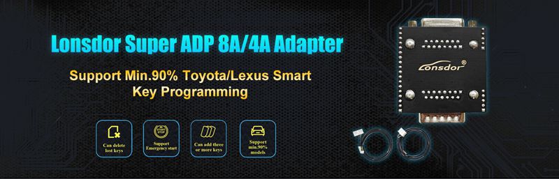 Adaptateur lonsdor super ADP 8a / 4A