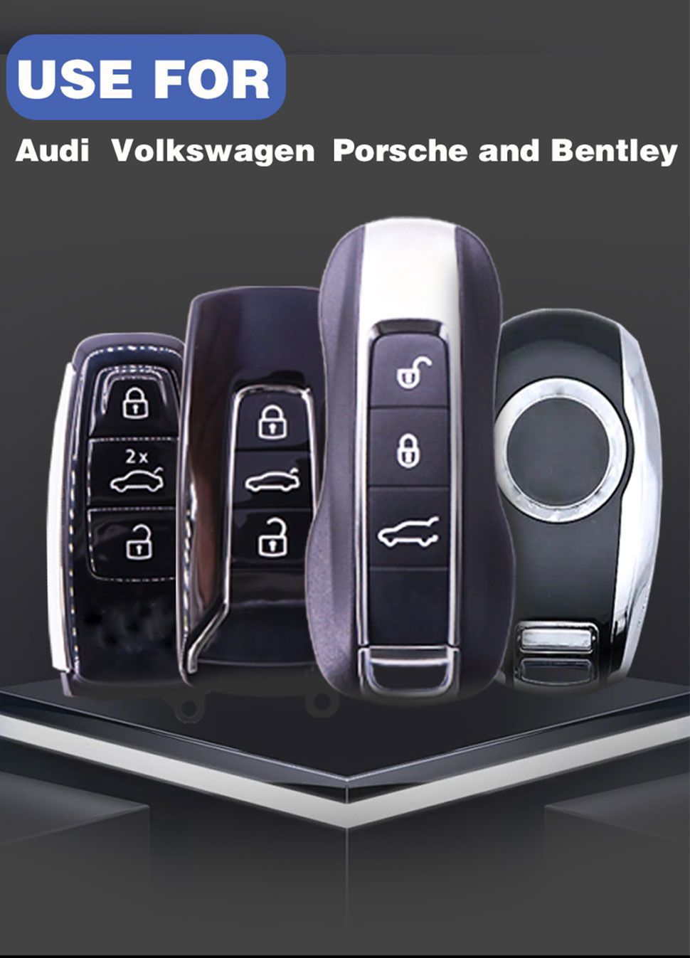 Kydz MLB Volkswagen Audi Porsche Lamborghini Bentley outil clé programmeur calcul MLB génération de données concessionnaire clé avec 3 jetons pour le calcul