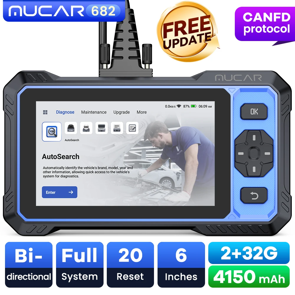 MUCAR 682 Outil de diagnostic automobile assist&eacute; par IA