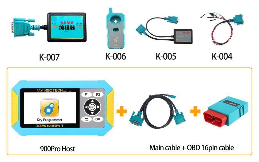 OBDEMOTO 900PRO pour BMW Motocycle Scanner Support Key Programmation Maintenance Light Reset et Diagnostic