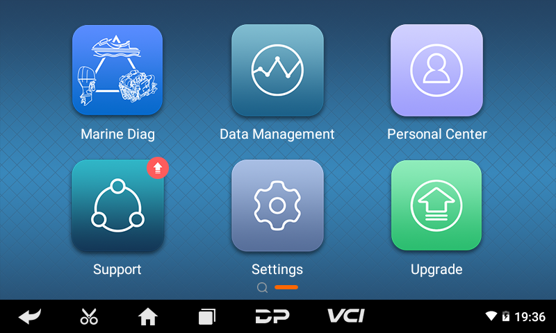 Scanner de diagnostic marin OBDSTAR ISCAN pour Hidea 