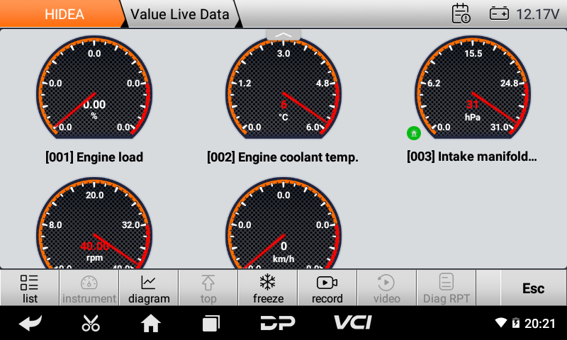 Scanner de diagnostic marin OBDSTAR ISCAN pour Hidea 