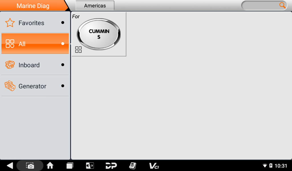 OBDSTAR ISCAN PRO SERIES CUMMINS MARINE Scanner