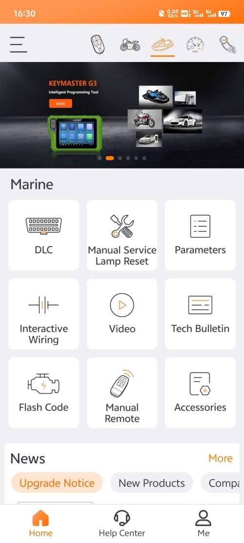 OBDSTAR ISCAN PRO SERIES pour VOLVO Marine Diagnostic Scanner