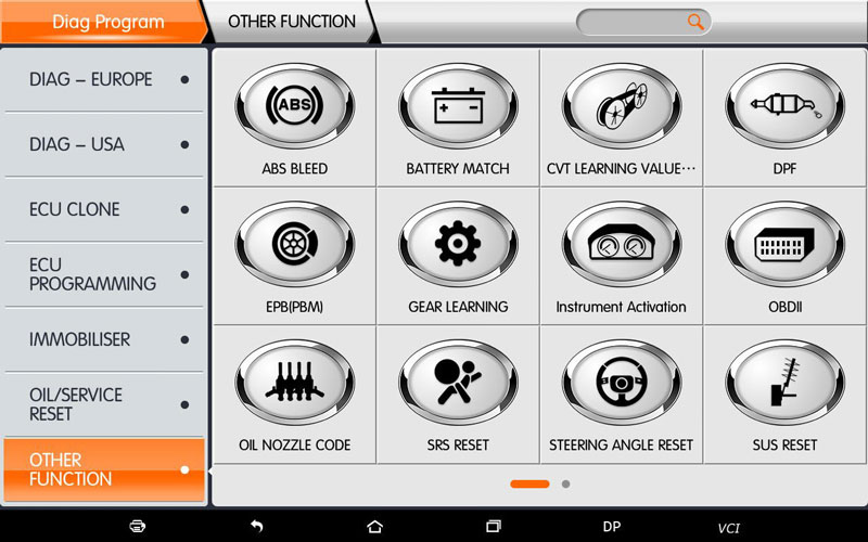 obdstar x300 dp plus fonction de service spéciale