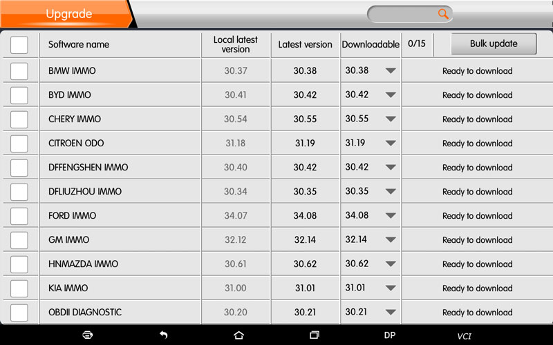 obdstar x300dp plus mise à jour du programmeur clé