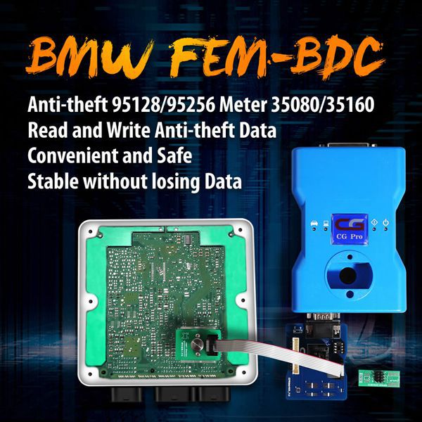 BMW - FEM - BDC - 8pin adaptateur - CG - Pro