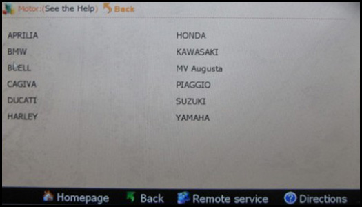 Digimaster iii support Type de moteur