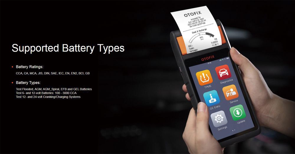 Otofix bt1 testeur de batterie professionnel 