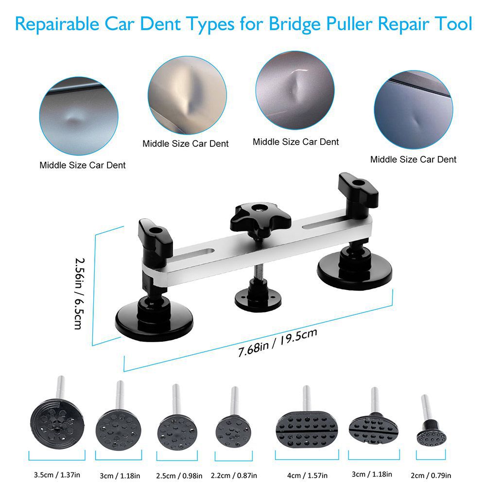 PDR Paint Free indentation Repair Tool indentation puller Bridge DIY Body grêle Removal Kit