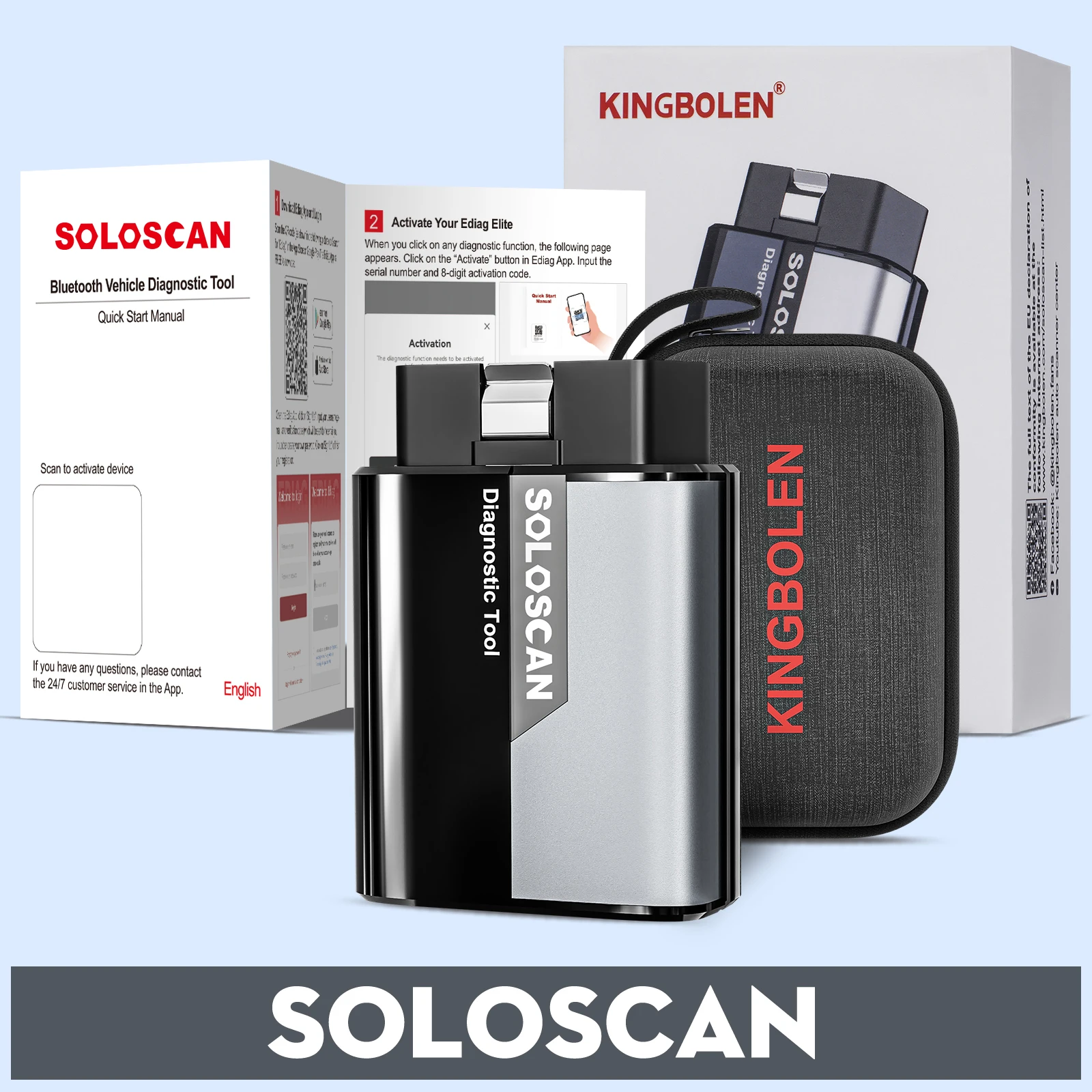 Outil de diagnostic automatique système complet SOLOSCAN