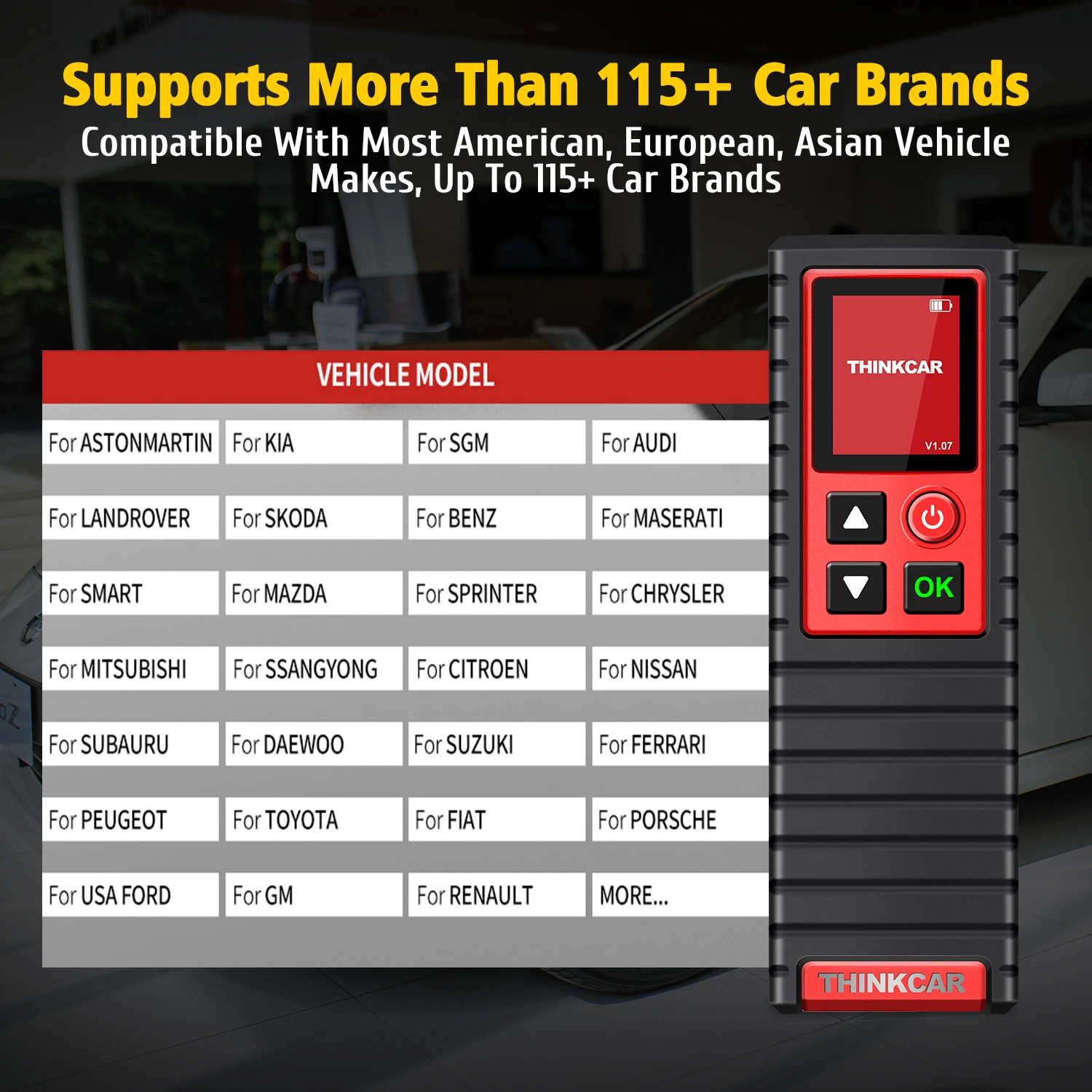 THINKCAR THINKTPMS G2 – Outil de diagnostic TPMS pour ac