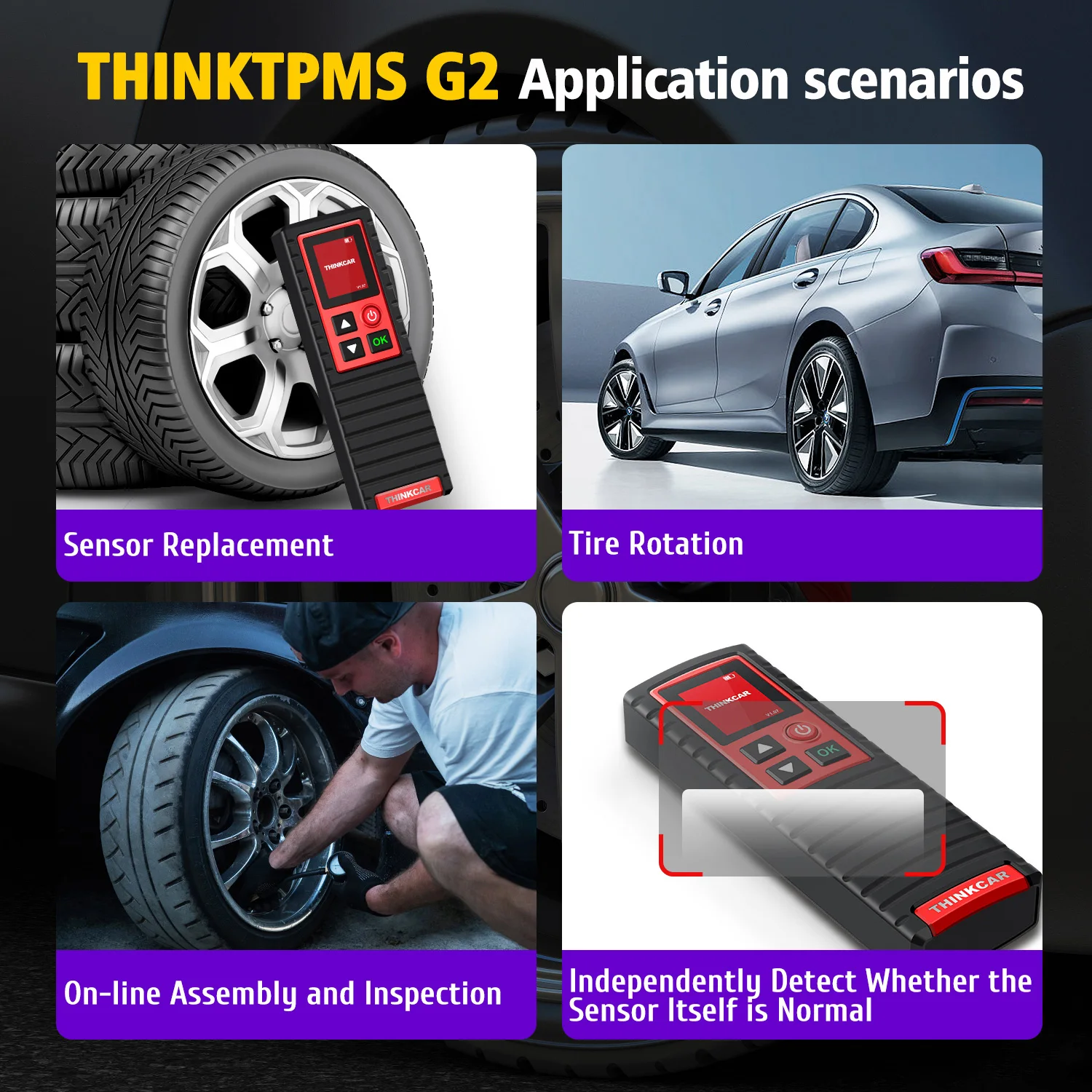 THINKCAR THINKTPMS G2 – Outil de diagnostic TPMS pour ac