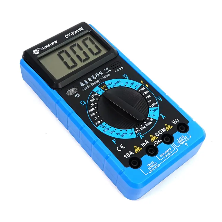 Multimètre numérique SUNSHINE DT-9205E