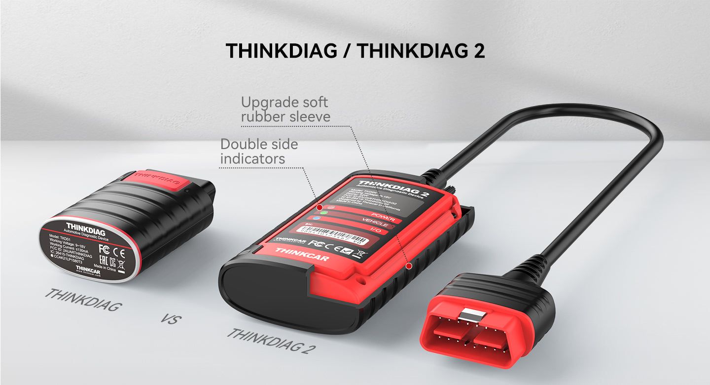 Diff&eacute;rence entre Thinkdiag et Thinkdiag2