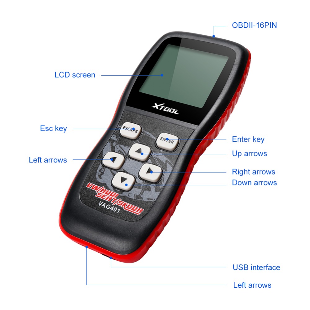 XTOOL VAG401 OBD2 outil de diagnostic de scanner automatique