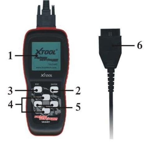XTOOL VAG401 OBD2 outil de diagnostic de scanner automatique