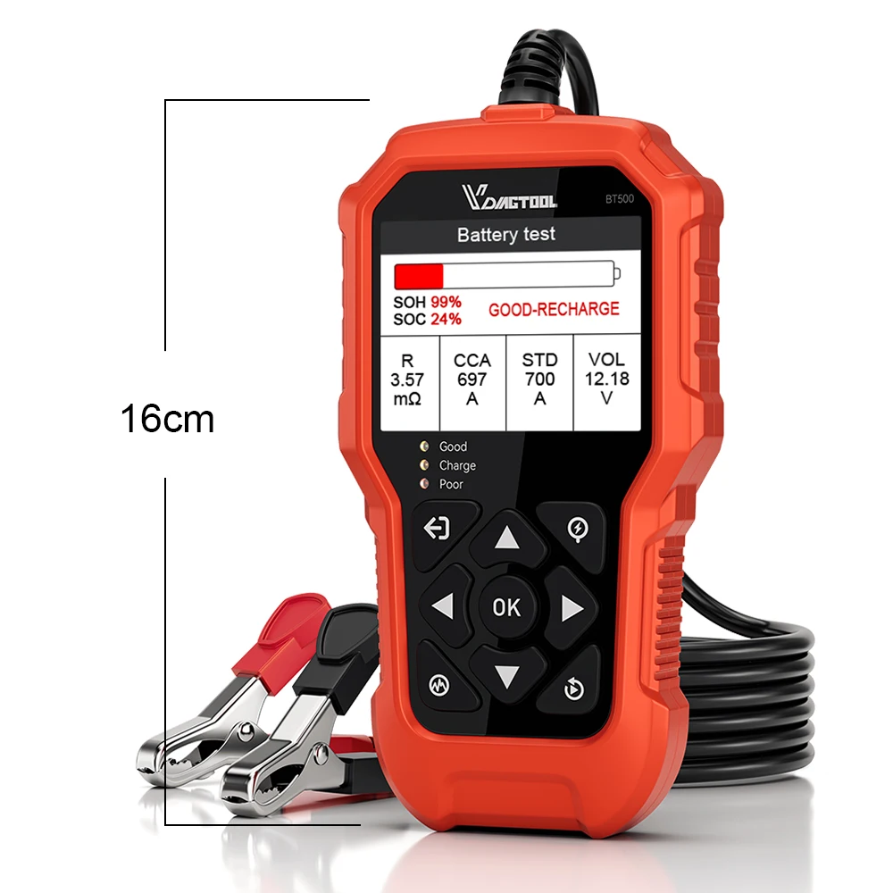 Testeur de batterie VDIAGTOOL BT500