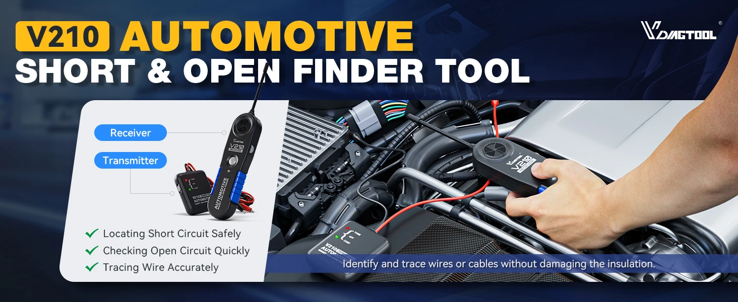 Testeur de circuit automobile VDIAGTOOL V210