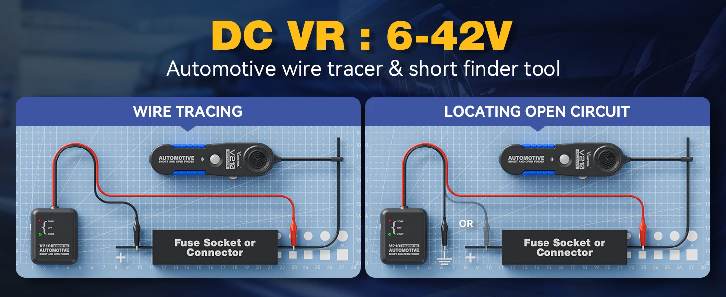 Testeur de circuit automobile VDIAGTOOL V210