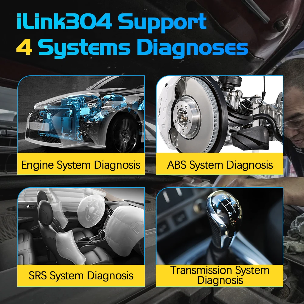 Vident ILink304 OBD2 scanner automobile