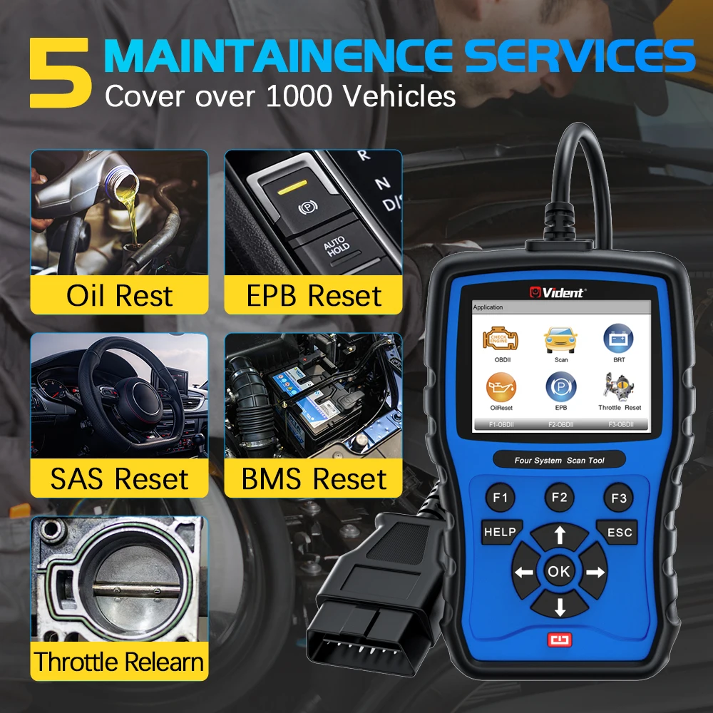 Vident ILink304 OBD2 scanner automobile