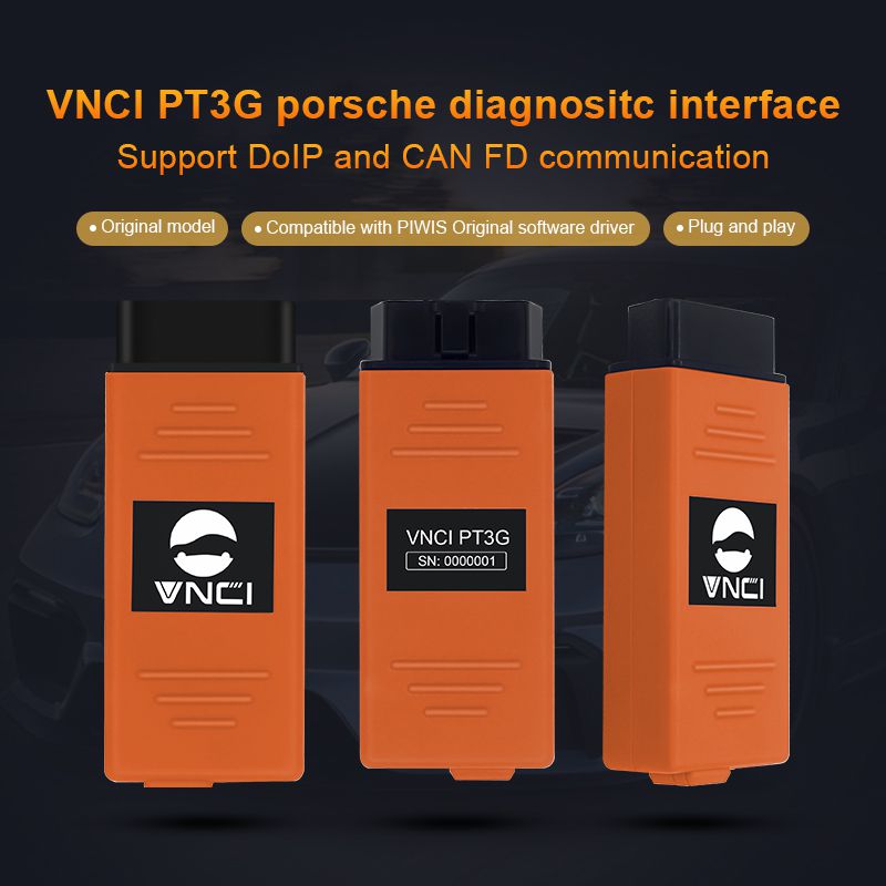 VNCI PT3G Diagnostic Scanner for Porsche Compatible with Original PIWIS Software Drivers Plug and play