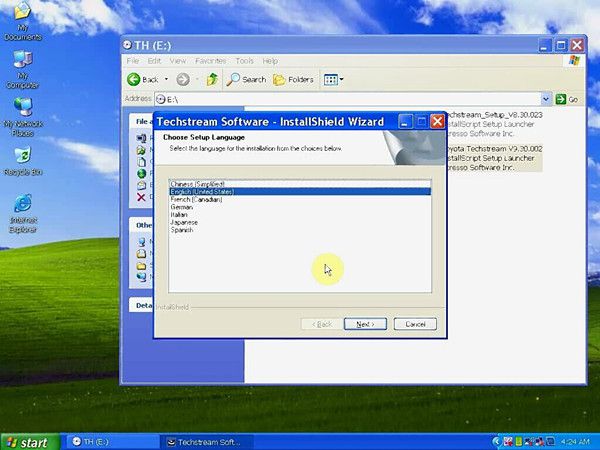 Toyota V9.30 Langues prises en charge 