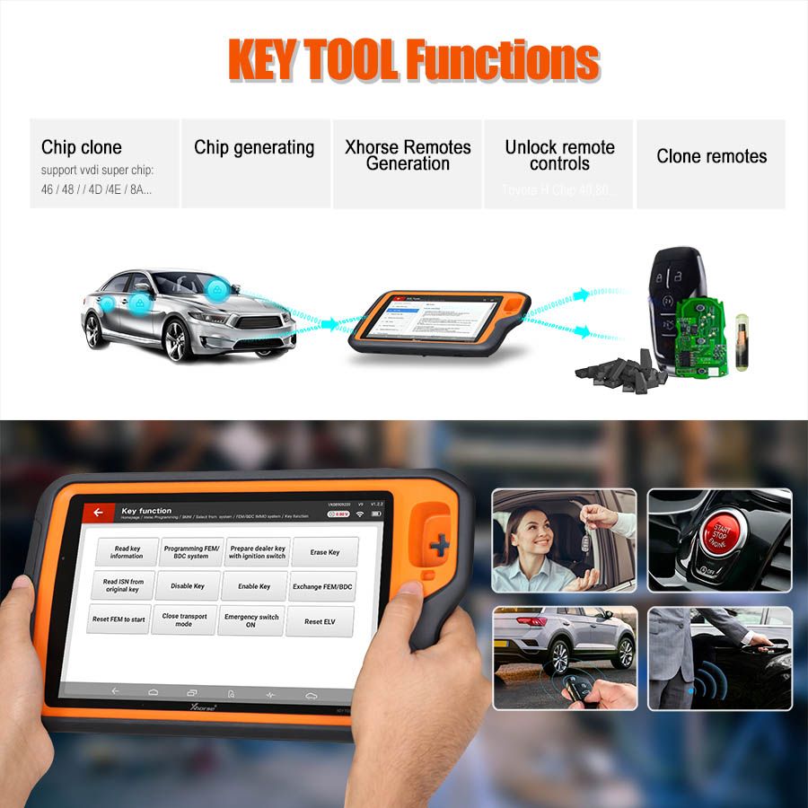 XHORSE XDKP00EN KEY TOOL PLUS Version avanc&eacute;e Programmateur tout-en-un