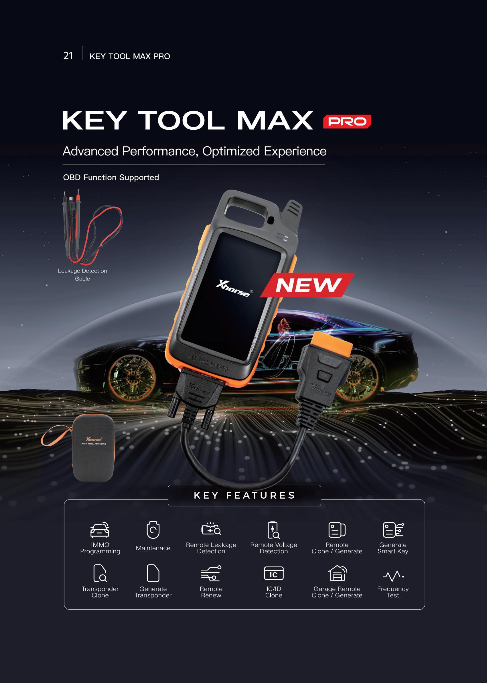 Xhorse vvdi Key Tool Max Pro avec fonction d'outil mini obd