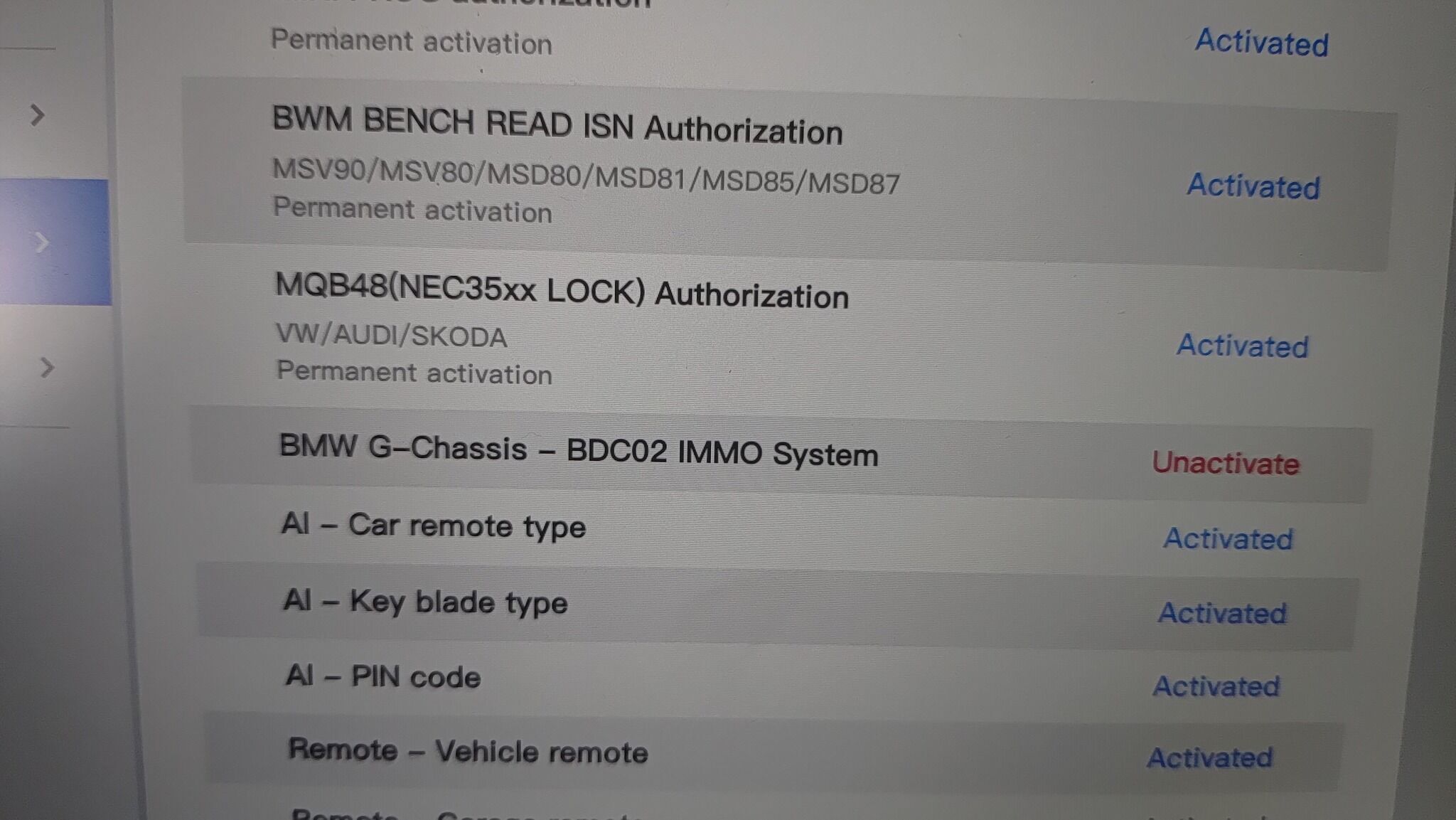 2025 Xhorse XDNPBGGL BMW Série G BDC2 Adaptateur