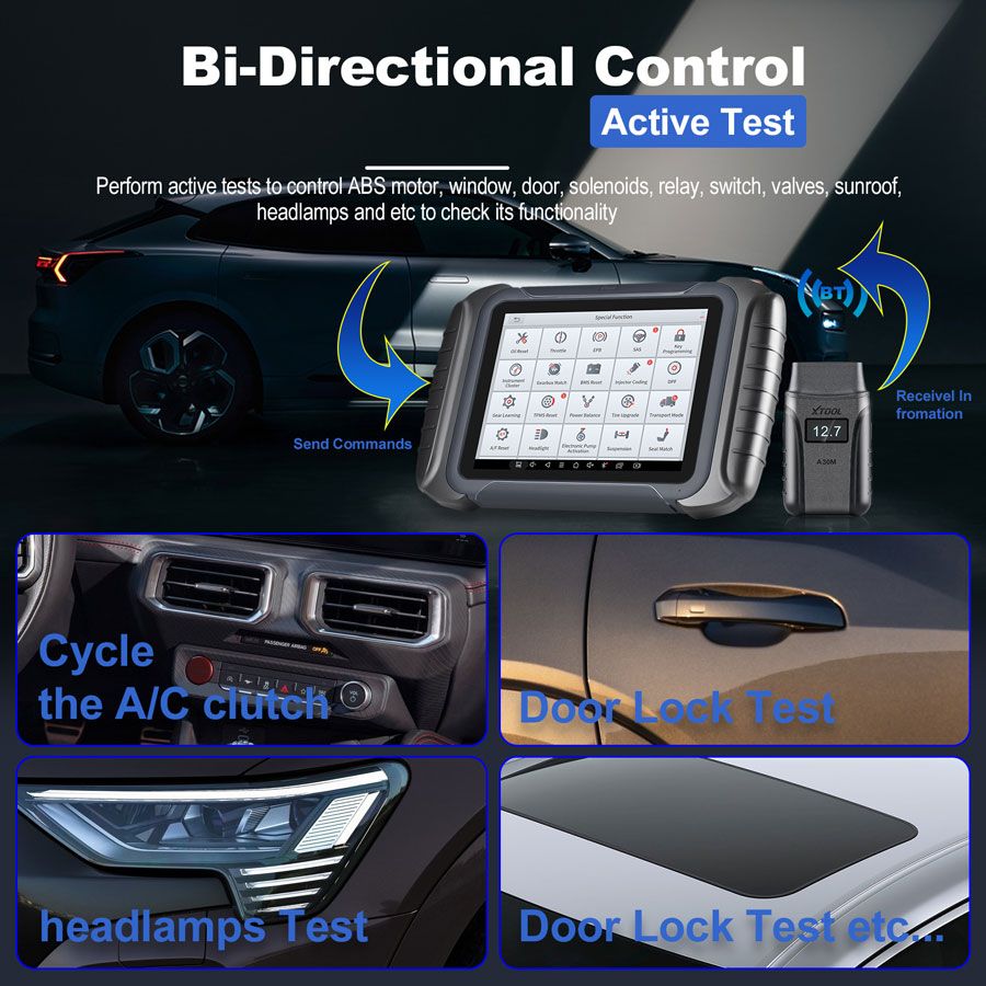 Outil de diagnostic complet du syst&egrave;me XTOOL D8BT