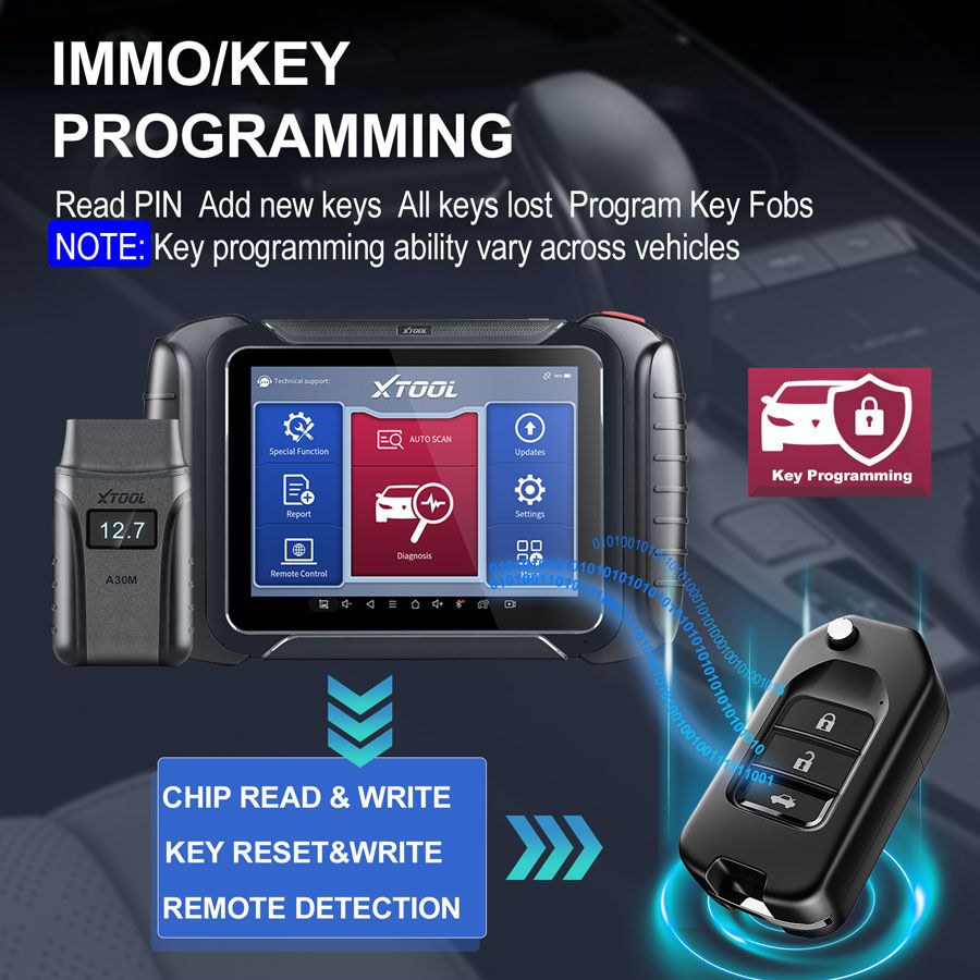 Outil de diagnostic complet du syst&egrave;me XTOOL D8BT