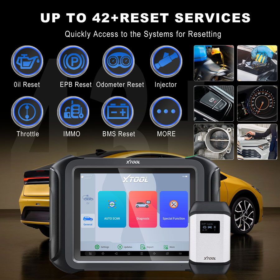 Tablette de diagnostic des véhicules électriques XTOOL D9 EV