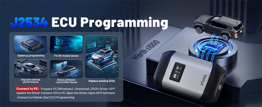 XTOOL D9 MAX scanner de diagnostic professionnel