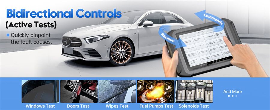 XTOOL D9S Pro Auto Diagnostic Scanner Support ECU Coding Key Programmation