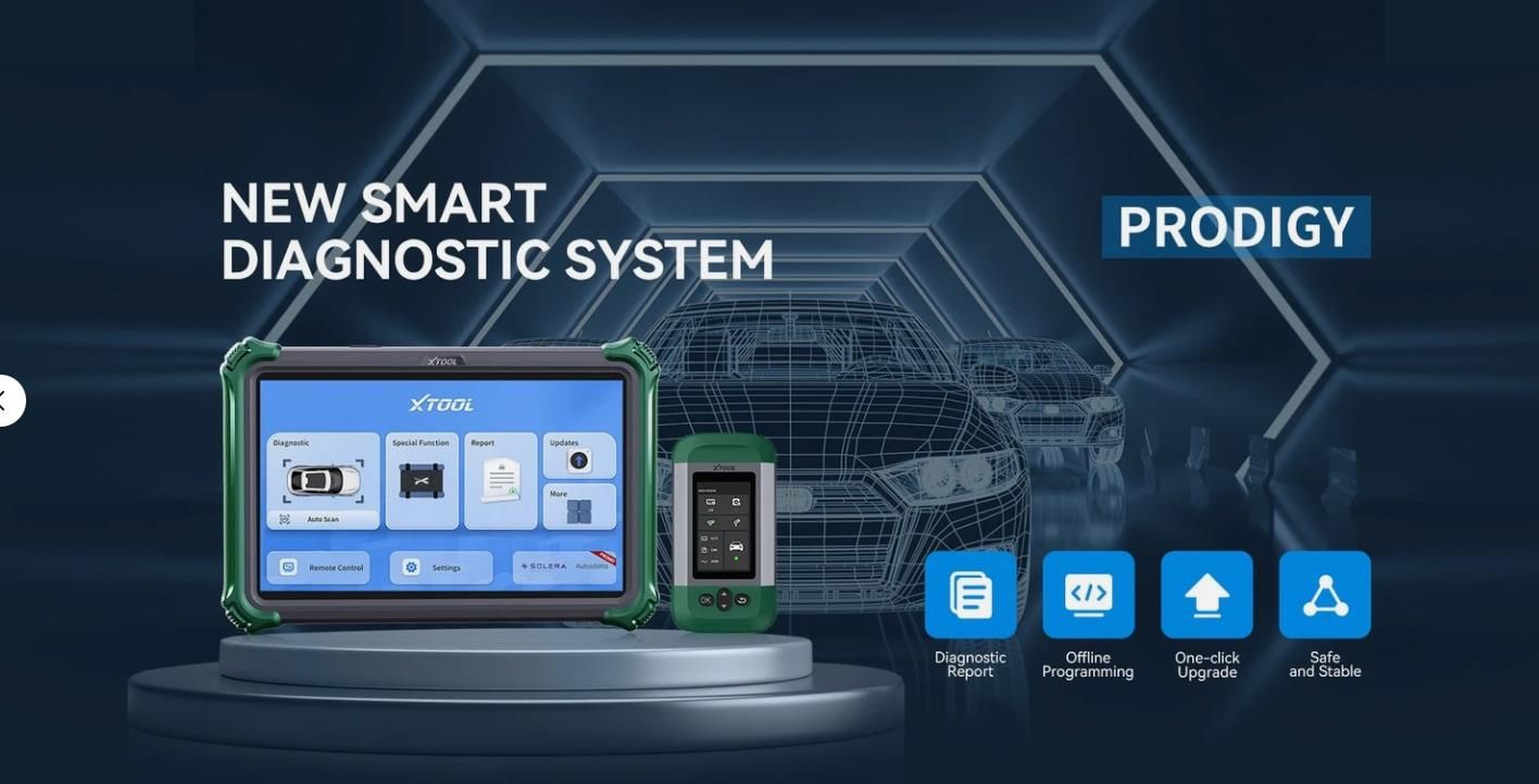 Système de diagnostic intelligent bidirectionnel phare de XTOOL PRODIGY