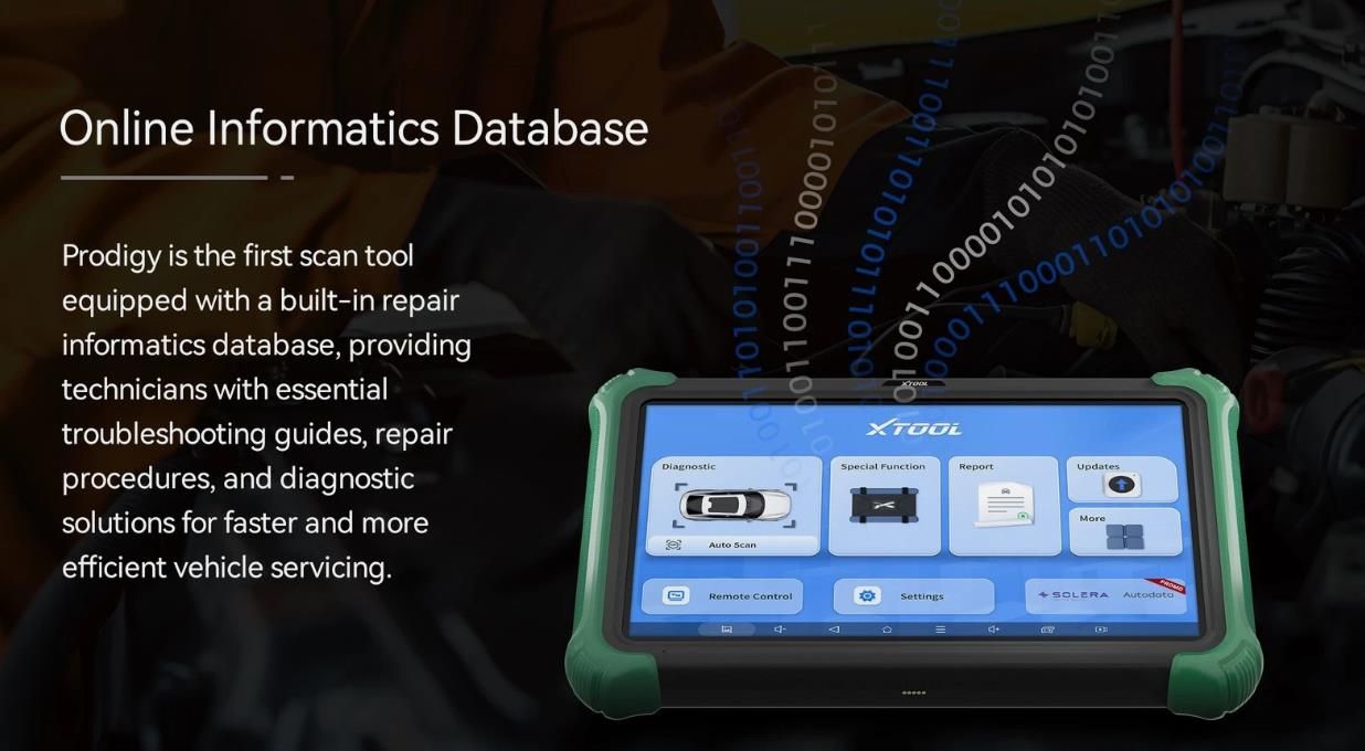 Système de diagnostic intelligent bidirectionnel phare de XTOOL PRODIGY