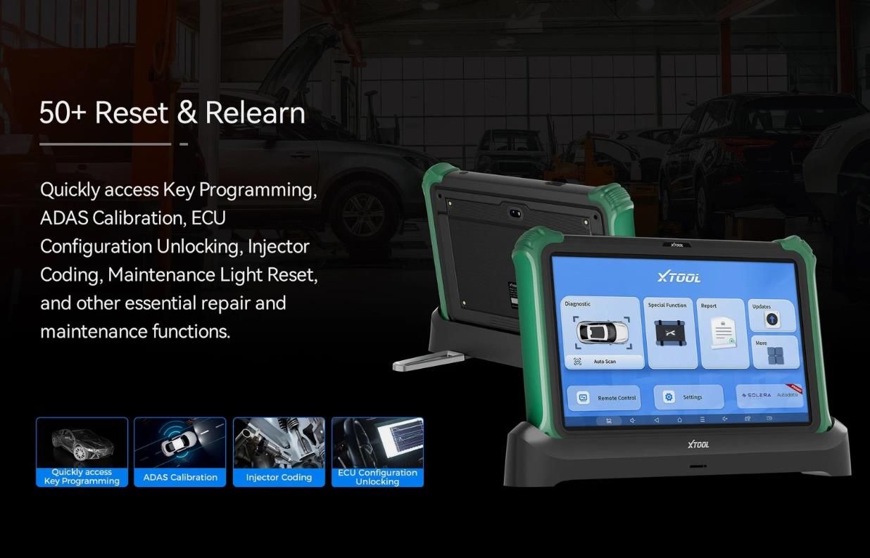 Système de diagnostic intelligent bidirectionnel phare de XTOOL PRODIGY
