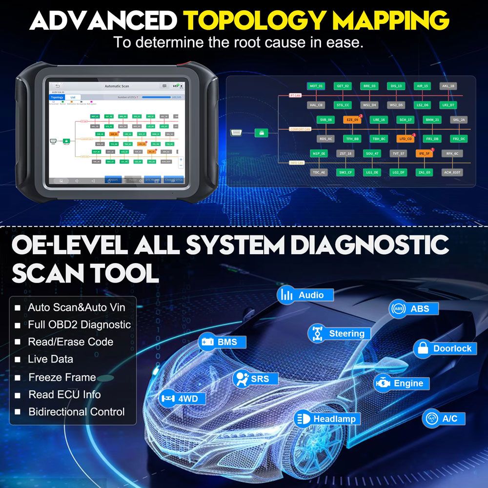 XTOOL X100 MAX 2 avec outil de programmation et de diagnostic cl&eacute; J2534