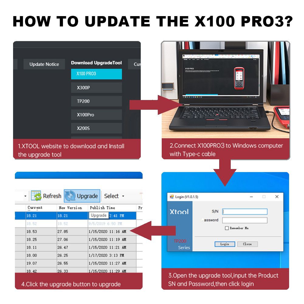 Xtool X100 pro3 programmateur de clés automatique professionnel 