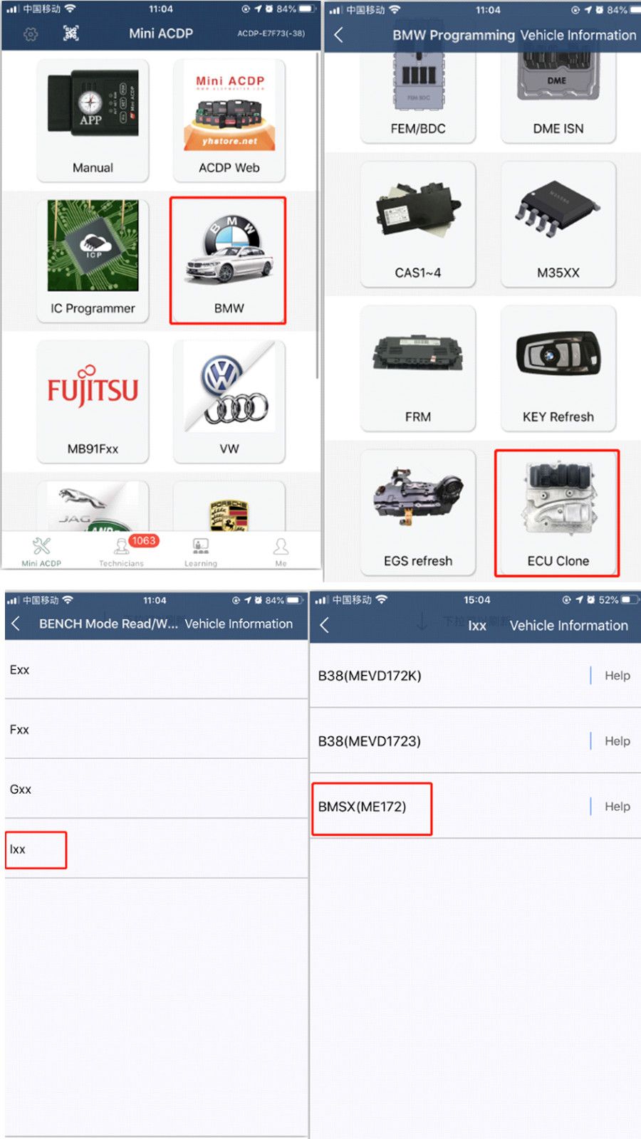 Adaptateur Yanhua BMW DME ACDP-2 