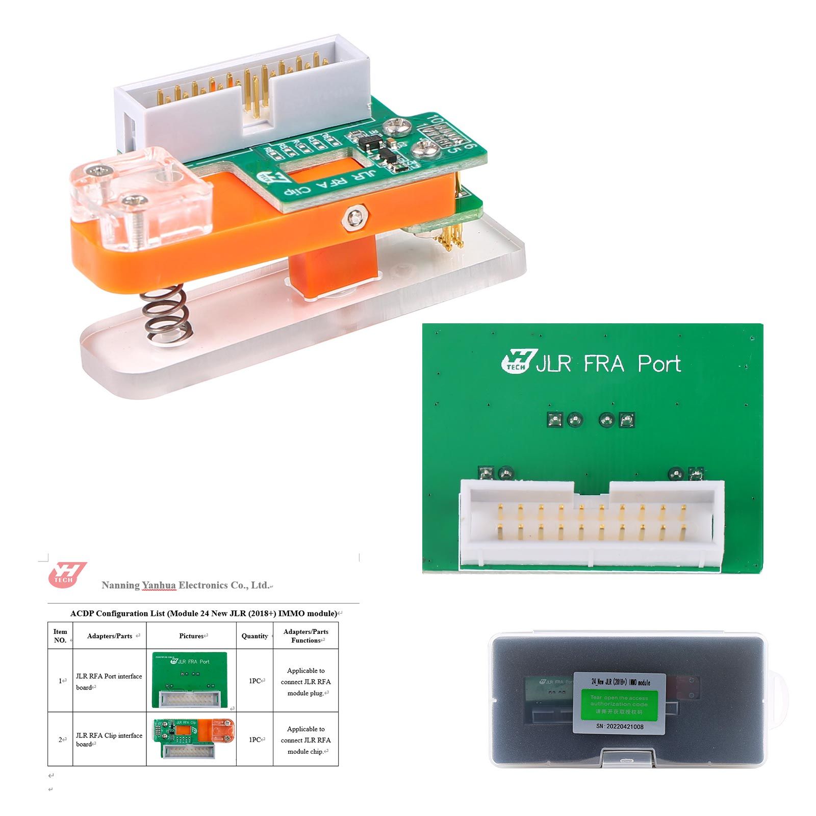 Module ACDP Yanhua 24 Nouveau module IMMO JLR(2018+) avec licence A702