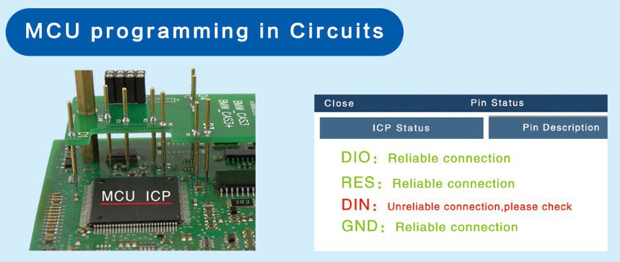 Programmation MCU en circuits